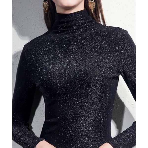 tシャツ ハイネックラメシアートップス culw575 レディース