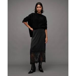 スカート FLORA LACE PANEL MIDI SKIRT | FLORA レース パネル ミディ スカート