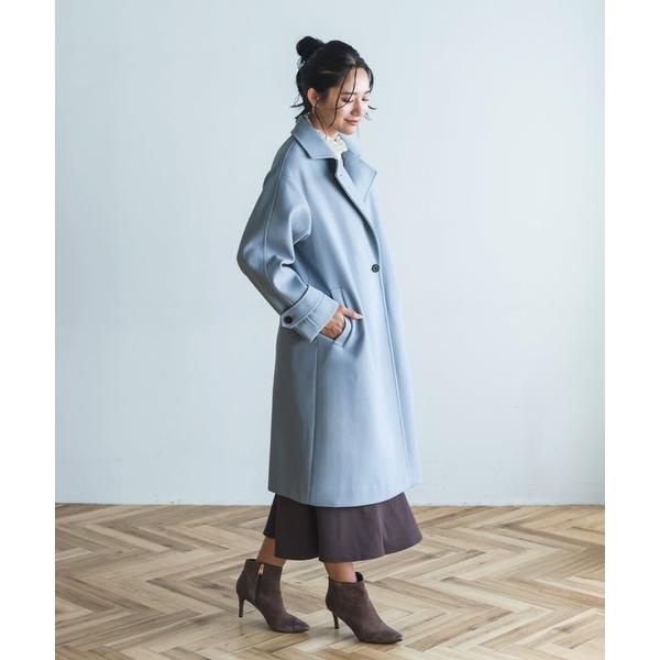 コート チェスターコート 「Filomo」 チェスターコートウールタッチロング レディース