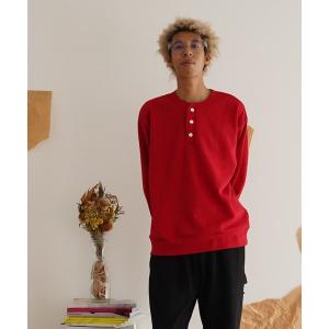 トレーナー スウェット Healthknit CLASSIC SWEAT HENLEY L/S (54005) メンズ レディース