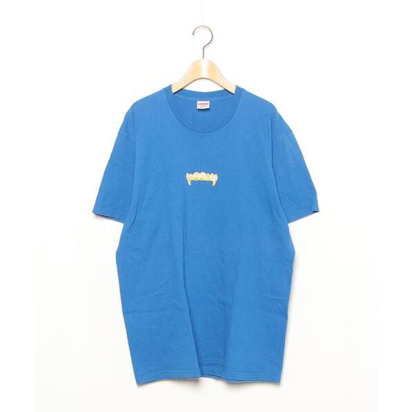 「Supreme」 半袖Tシャツ L ブルー メンズ