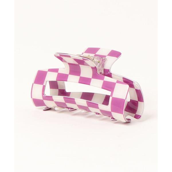 ヘアクリップ 「HIKA」CHECKERヘアクリップ