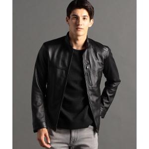 MONSIEUR NICOLE（ムッシュニコル） 革ジャン ライダース ラムレザー