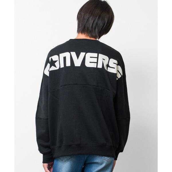 トレーナー CONVERSE 別注裏起毛バックプリントビッグトレーナー キッズ 子供服 男の子