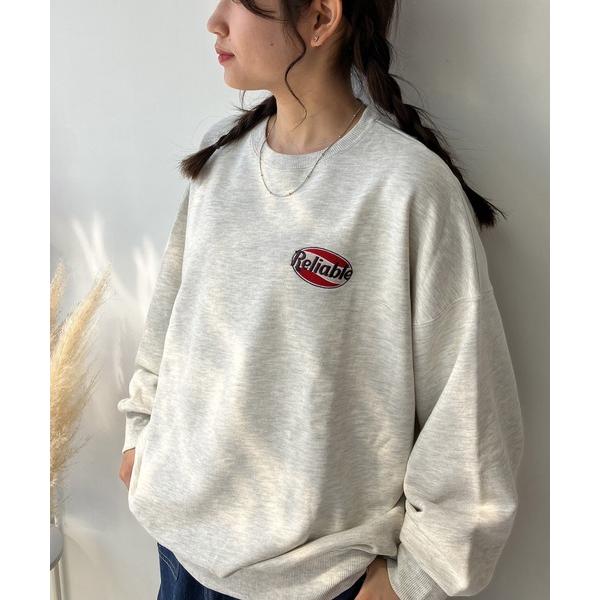 トレーナー スウェット 楕円ロゴ刺繍 プリントスウェット プルオーバー「UNISEX ITEM」 レ...