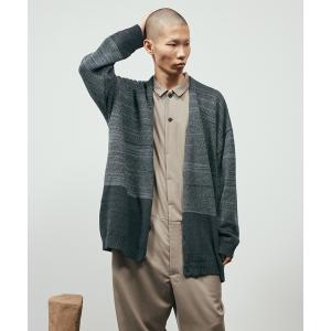 カーディガン トーンonトーンニットCD メンズ レディース