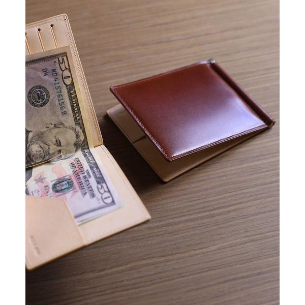 財布 「PRAIRIE」ナチュラルコードバン マネークリップ 日本製 メンズ レディース