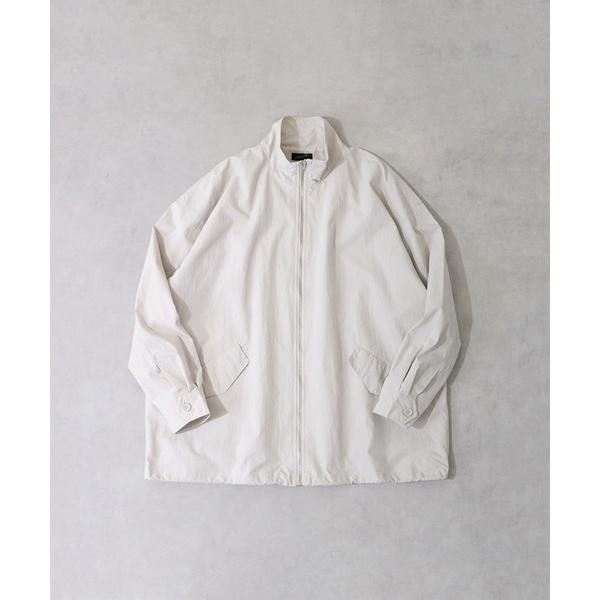 ブルゾン アウター オーバーサイズ コットンナイロン ハイネックジップブルゾン メンズ レディース
