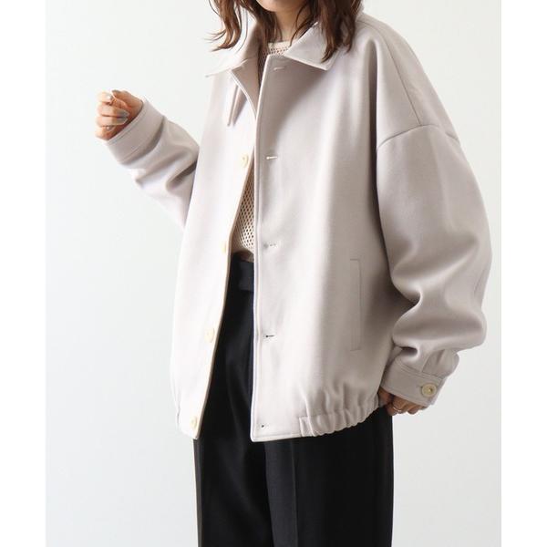 ブルゾン アウター ウールタッチ オーバーサイズ ブルゾン メンズ レディース