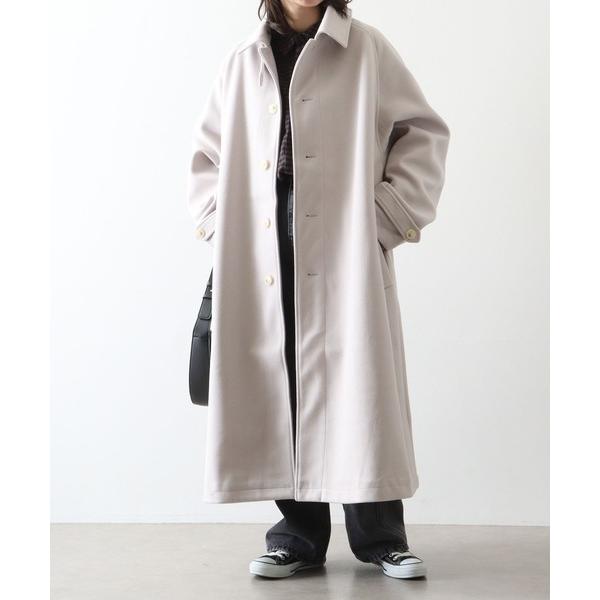 ステンカラーコート コート ポリメルトン オーバーサイズ ロングコート メンズ