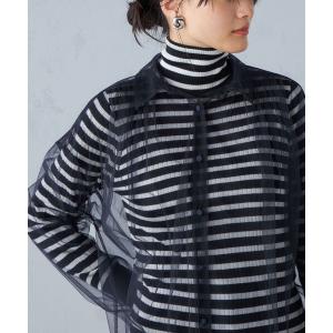 SHIPS（シップス） ワンピース 〈手洗い可能〉ドットソリッドプリーツ