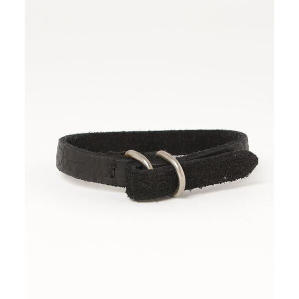 メンズ ブレスレット GUIDI / グイディ：LEATHER BRACELET BISON FUL...