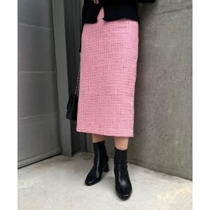 スカート ツイードペンシルスカート