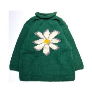 メンズ ニット MacMahon Knitting Mills/マクマホンニッティングミルズ　Roll Neck Knit-Flower　ロールネック｜zozo