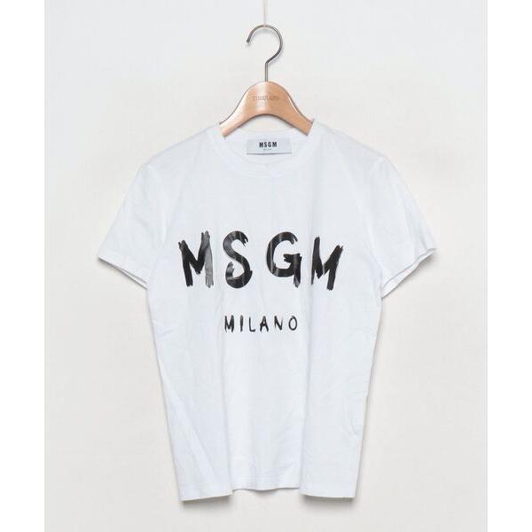 レディース 「MSGM」 半袖Tシャツ X-SMALL ホワイト