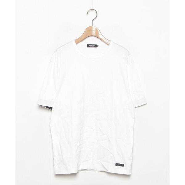 「BLACK LABEL CRESTBRIDGE」 半袖Tシャツ M ホワイト メンズ