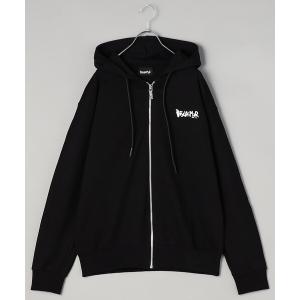 パーカー メンズ 限定展開 Disclaimer/ディスクライマー FULL ZIP UP CON CAPPUCCIO / バックプリントロゴ / ジ｜zozo