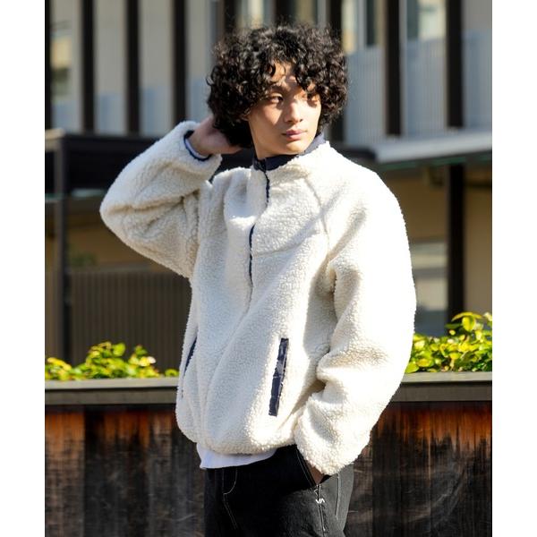 ブルゾン アウター 「BLUE STANDARD/ブルースタンダード」 リバーシブル ナイロン ボア...