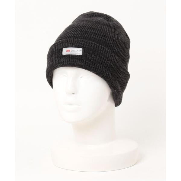 ニット帽 ニットキャップ THINSULATE/シンサレート　杢ニットワッチ メンズ