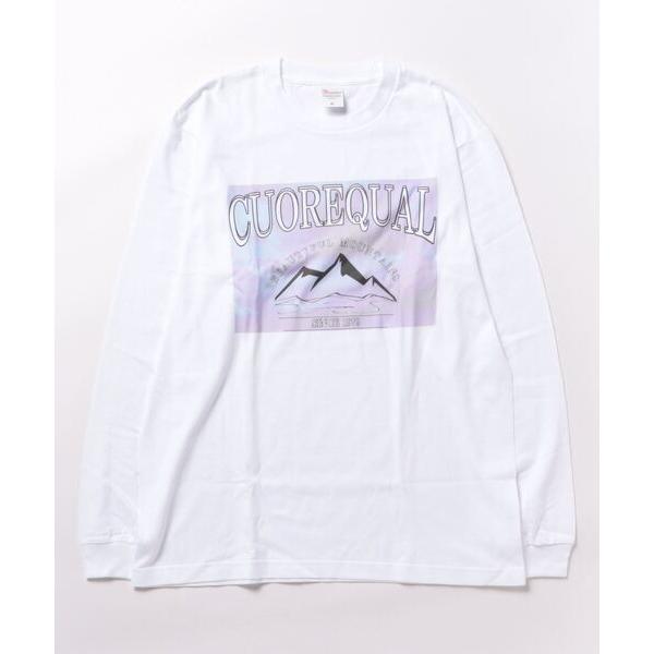 tシャツ CUOREQUAL プリントロングTシャツ レディース