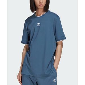 メンズ 「adidas」 半袖Tシャツ X-LARGE ブルー｜zozo