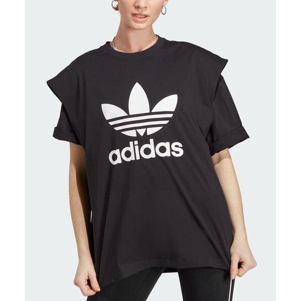 「adidas」 ノースリーブトップス LARGE ブラック レディース