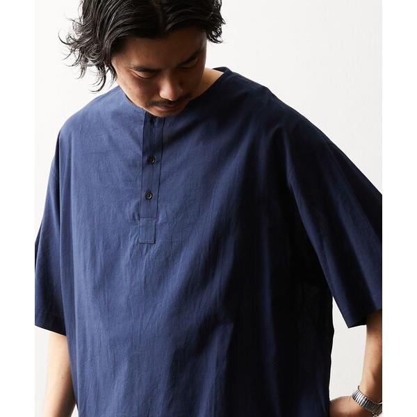 「FREAK&apos;S STORE」 半袖シャツ MEDIUM ネイビー メンズ