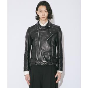 ジャケット ライダースジャケット vintage leather THE /a riders jacket size170，180，190｜zozo