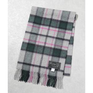 メンズ マフラー Joshua Ellis/CLASSIC PLAID SOLDER SCARF｜zozo