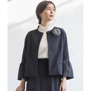 組曲（KUMIKYOKU） ジャケット ノーカラージャケット 「KUMIKYOKU NAVY