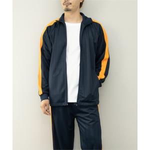 ジャージ シャドーストライプ上下セット メンズ レディース