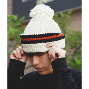 CHAMULA（チャムラ） ニット帽 ニットキャップ ダブルカフキャップ