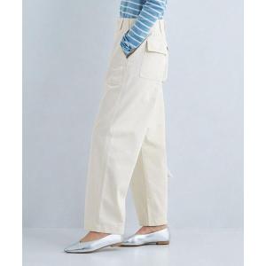 パンツ 「 size SHORTあり 」コットン ラチネ ベイカー パンツ レディース