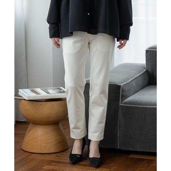 パンツ 「SONO/ソーノ」「WARM STRETCH」コンフォートテーパードパンツ レディース