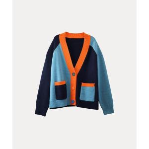 カーディガン Big Pocket Mulch Color Knit メンズ レディース