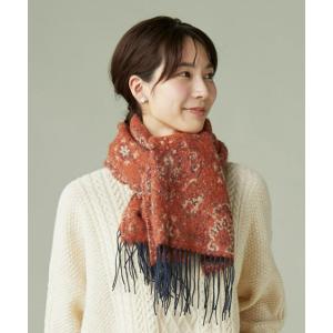 AVALON ストール マフラー ダマスク柄ジャガードストール静電気防止