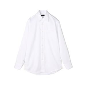 シャツ ブラウス メンズ 120/2コットンドビー シャドーストライプ レギュラーカラードレスシャツ