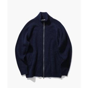 カーディガン メンズ ATON (エイトン)WOOL MOHAIR | ZIP UP BLOUSON｜zozo