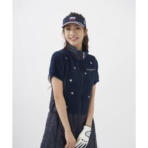 Marie Claire マリクレール ブロック柄 フルジップ ワンピース Marie Claire マリクレール ブロック柄 フルジップ ワンピース