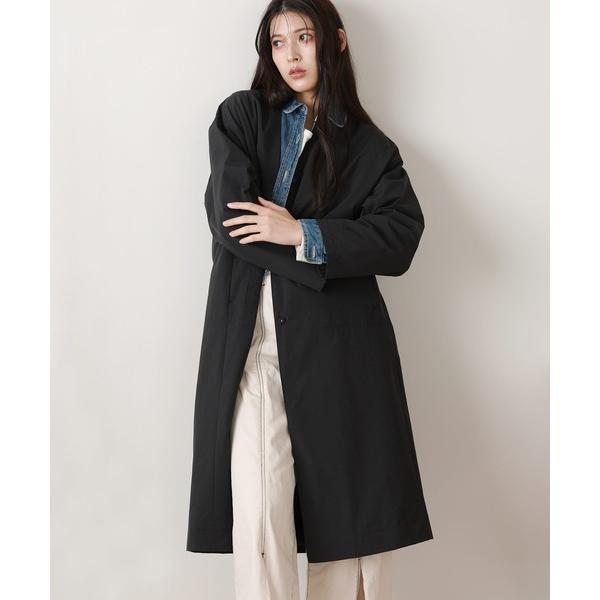 ノーカラーコート コート 「Filomo」ノーカラーコートロング撥水 レディース