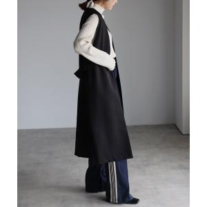 【美品】 ドレスレイブ　B7 ジレ　ロングベスト　ベスト ジレ ロングベスト 薔薇 レース PEAK-O 透かし編み ベスト