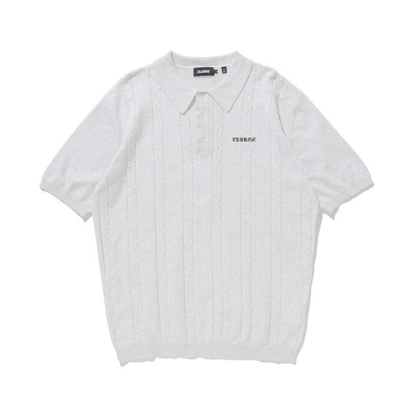 「XLARGE」 半袖ポロシャツ X-LARGE アッシュ メンズ