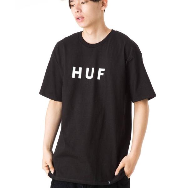 「HUF」 半袖Tシャツ X-LARGE ブラック メンズ