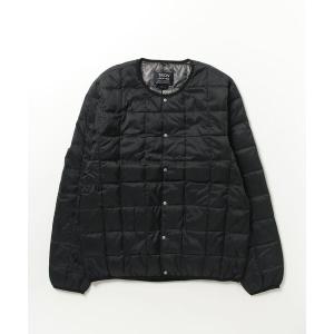 ダウンジャケット ダウン TAION/タイオン ベーシック オーバーサイズ クルーネックボタン ダウンジャケット/TAION-104OS メンズ