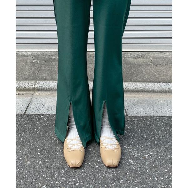 バレエシューズ パンプス 「Akiko Kizu ×Daniella ＆ GEMMA」 ゴムクロスバ...