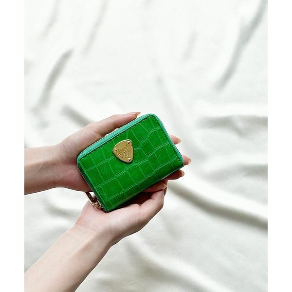 財布 「GOLD PFEIL」クロコ型押し 小さい財布 レディース