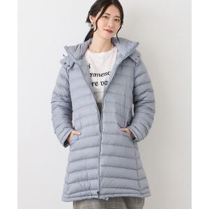 ダウンコート ダウンジャケット フード付き（取り外し可） ロングダウンコート／タフタ レディース