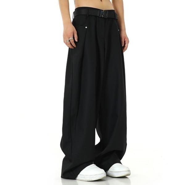 スラックス 2TUCK WIDE STRAIGHT SLACKS/2タックワイドストレートスラックス...