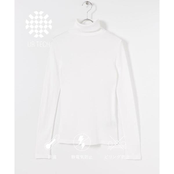 tシャツ 「UR TECH」タートルネックロングTシャツ レディース