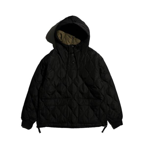 ダウンジャケット ダウン TAION/タイオン MILITARY PULLOVER HOODIE ミ...